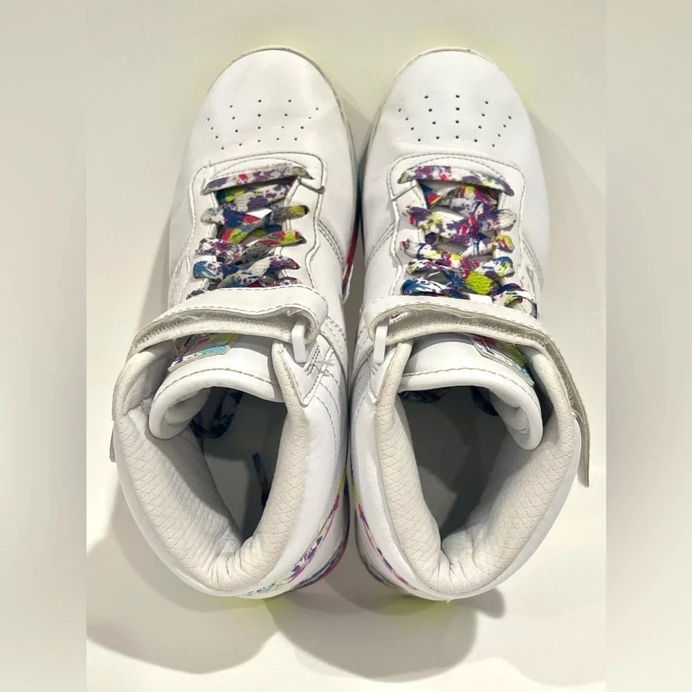 Fila White Multicolor Athletic Shoes